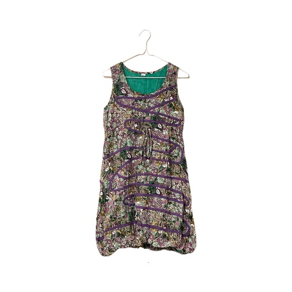 Purple, Green Handmade from India Dress - Picture 1 of 4